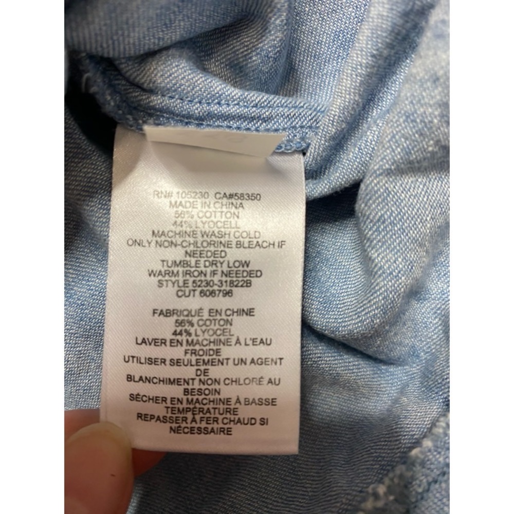 Soft Joie Chambray Denim Summer Dress - Picture 10 of 10